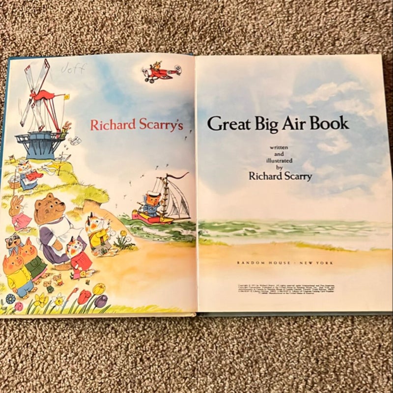 Richard Scarry's Great Big Air Book