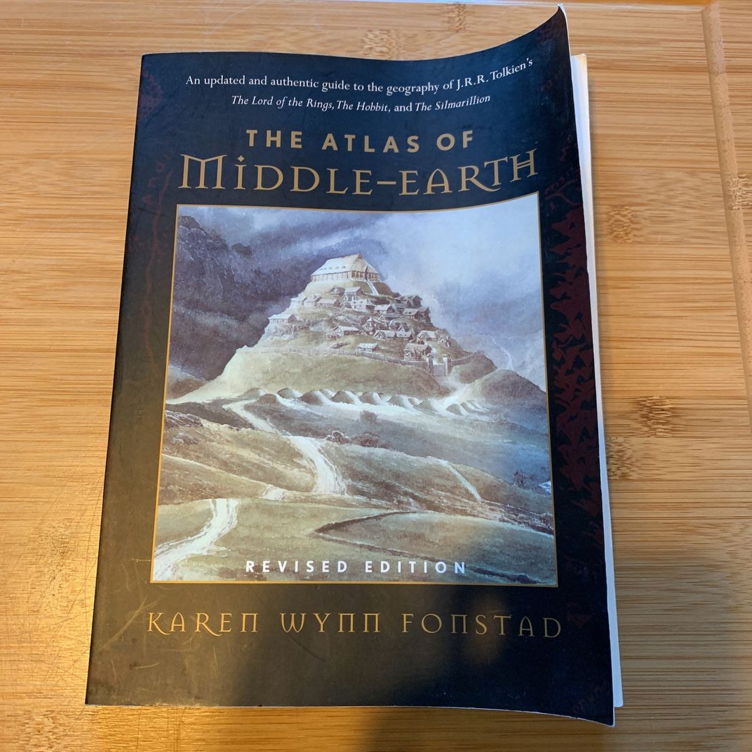 Atlas of MiddleEarth by Karen Wynn Fonstad, Paperback Pango Books
