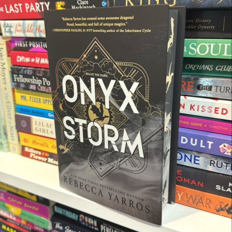 Onyx Storm (SIGNED w/ tote and goodies)