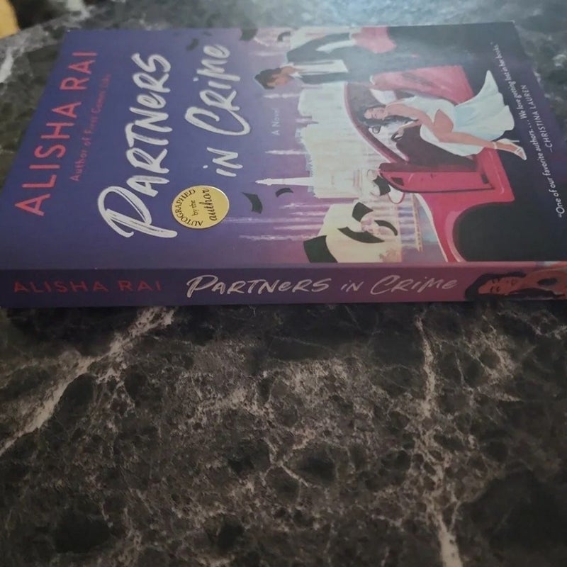 Partners in Crime Signed Book