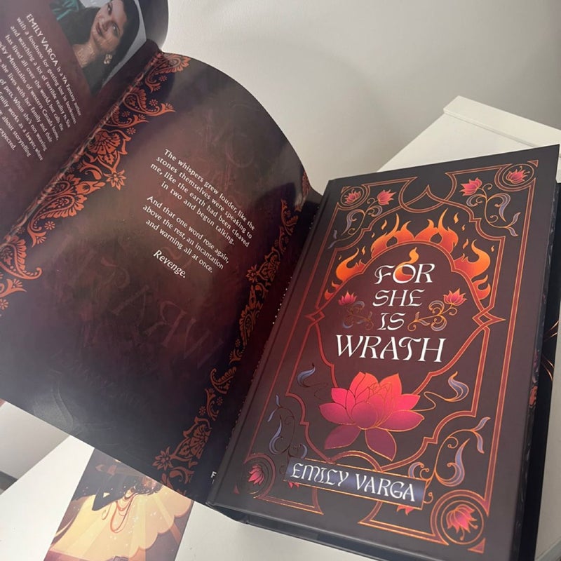 For She is Wrath - signed Fairyloot Edition 