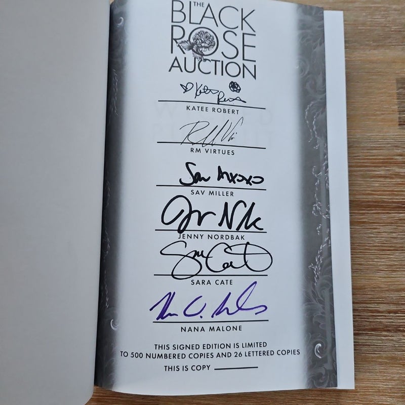 *SIGNED* Black Rose Auction Kickstarter Deluxe 6-Book Box Set