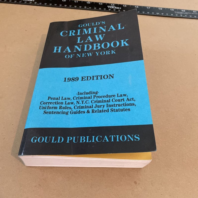 N. Y. Criminal Law Handbook