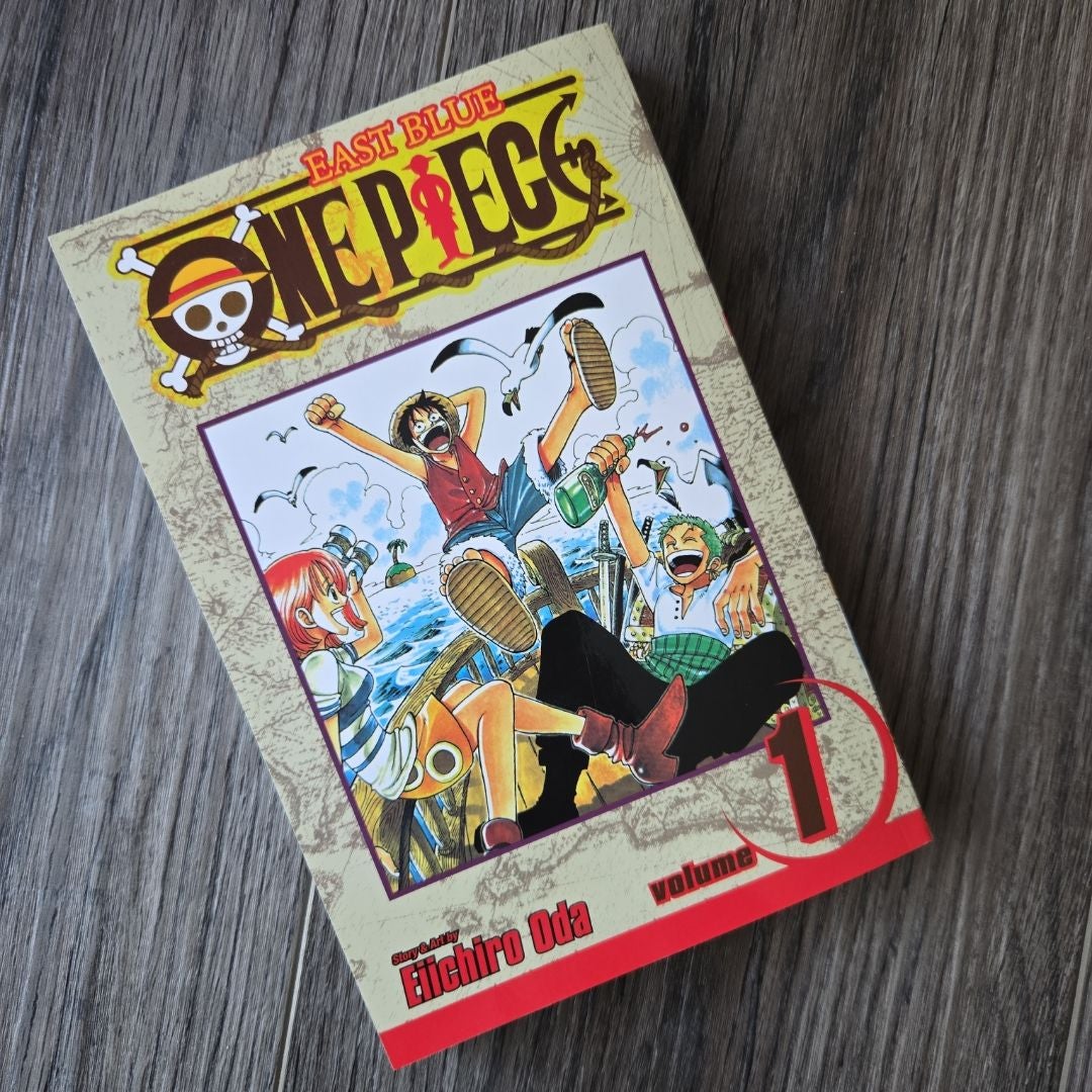 One Piece, Vol. 1 (first print, foil) by Eiichiro Oda, Paperback