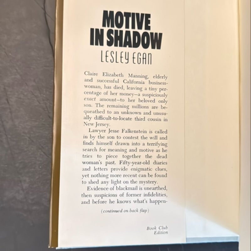 Motive in Shadow 