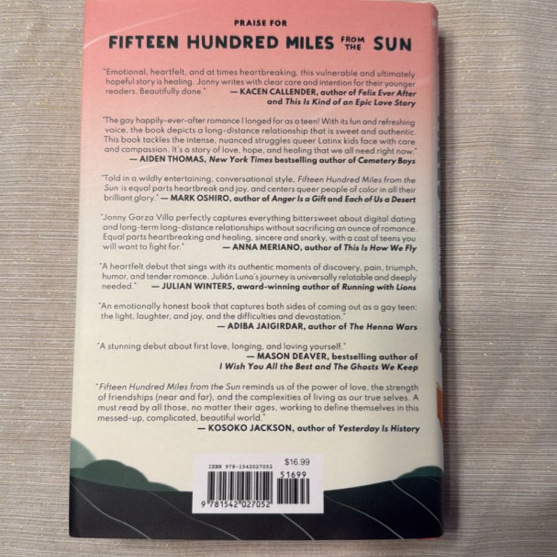 Fifteen Hundred Miles from the Sun