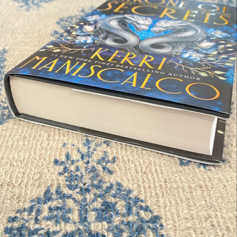 UK 1st Edition Throne of Secrets by Kerri Maniscalco