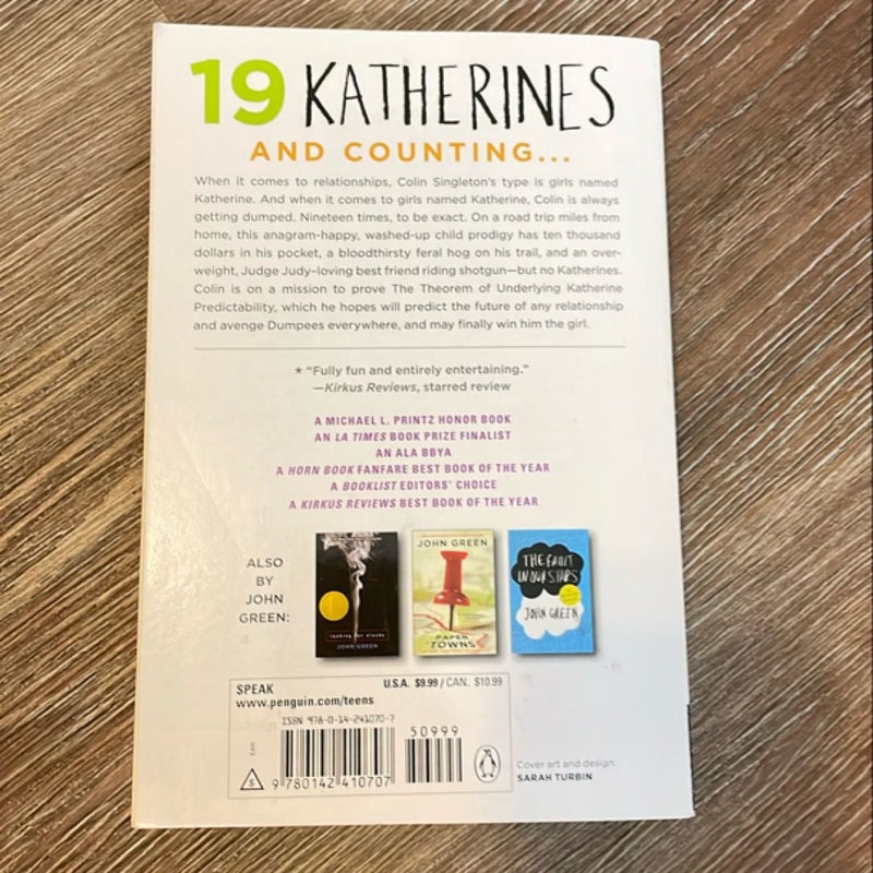 An Abundance of Katherines