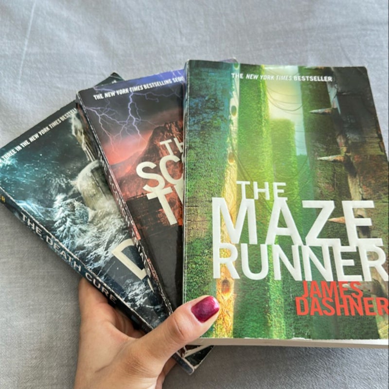 The Maze Runner Series Books 1-3