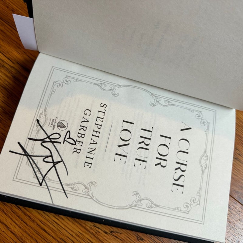 A Curse for True Love signed 