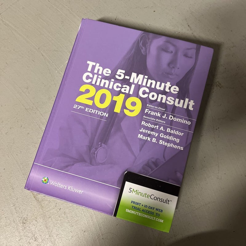 The 5-Minute Clinical Consult 2019