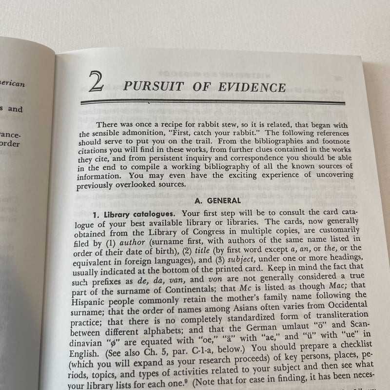 Historian's Handbook
