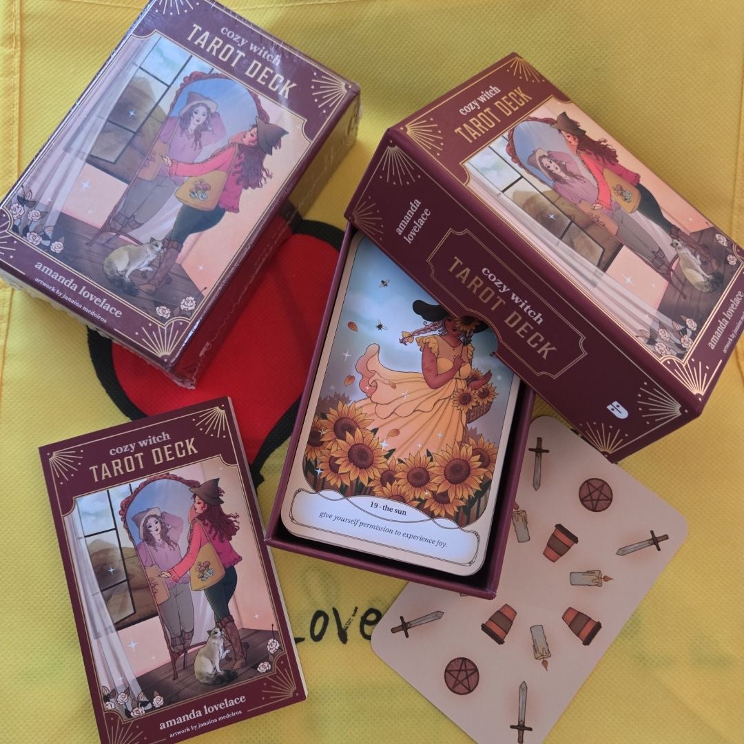 Cozy Witch Tarot Deck and Guidebook