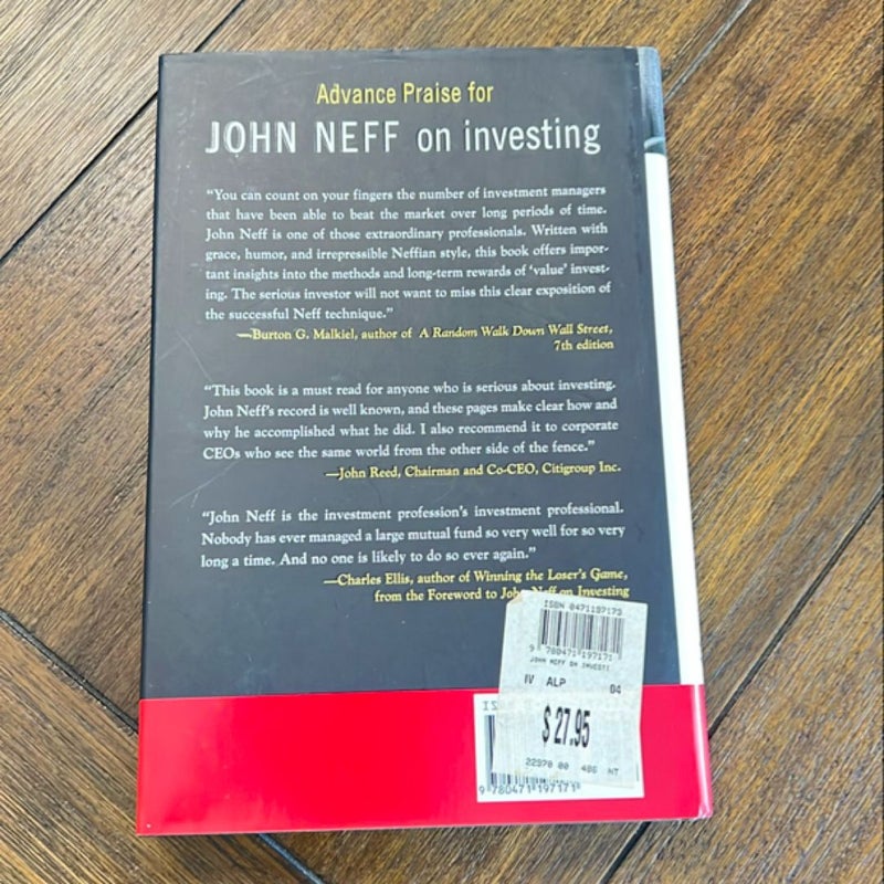 John Neff on Investing