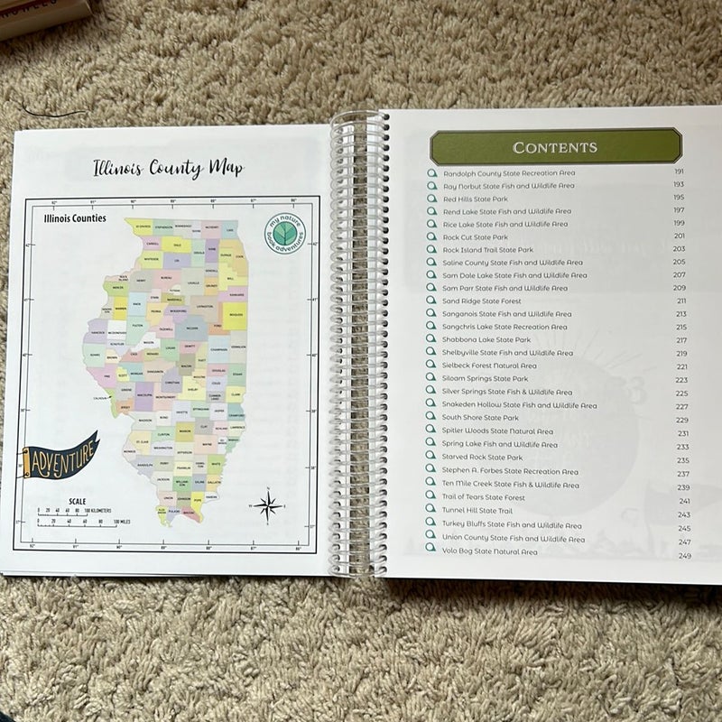 Illinois State Park Adventure Book