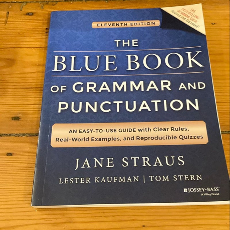 The Blue Book of Grammar and Punctuation