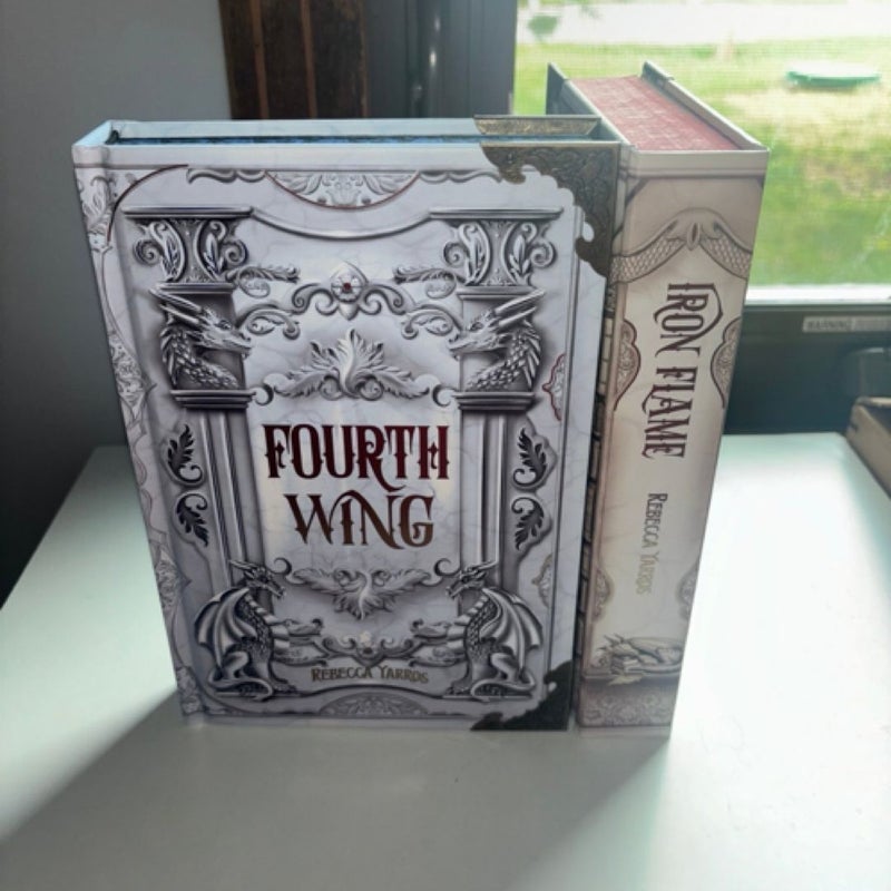 bookish box fourth wing and iron flame