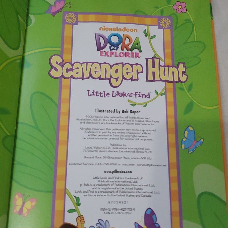 Dora the Explorer; Scavenger Hunt