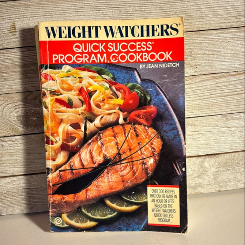 Weight Watchers Quick Success Program Cookbook