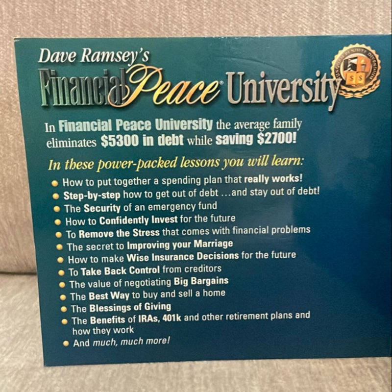 Dave Ramsey Financial Peace University Audio CD Library