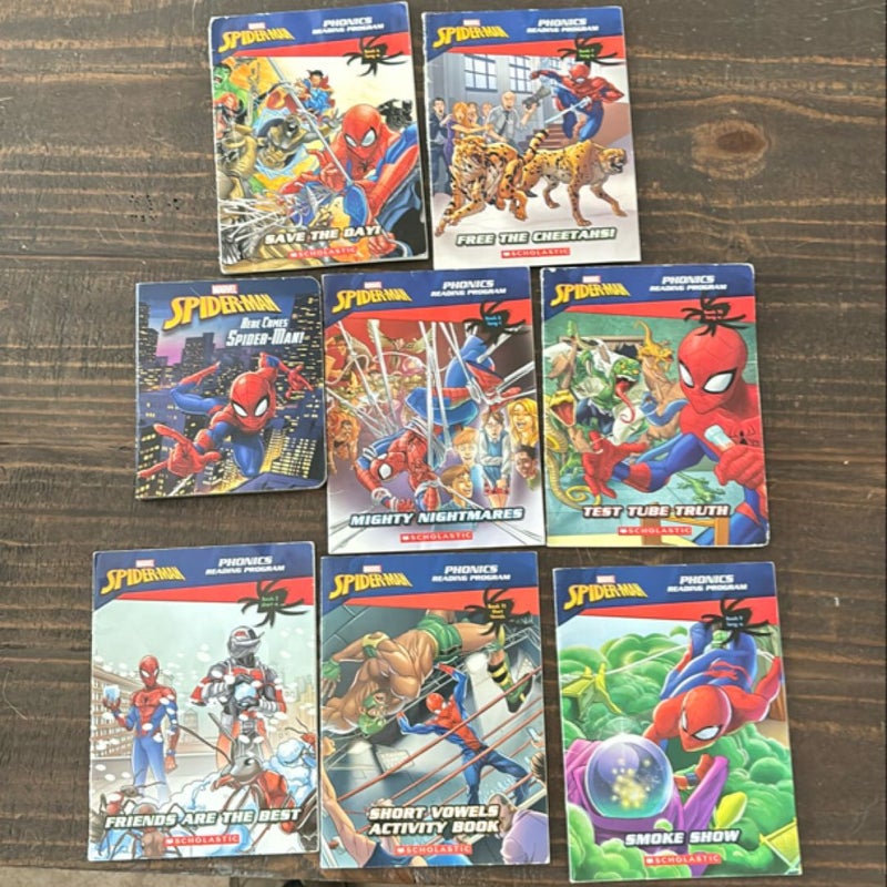 Spider-Man Early Reader 8 Book Set