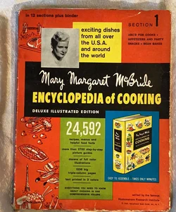 Mary Margaret McBride Encyclopedia of Cooking Section 1