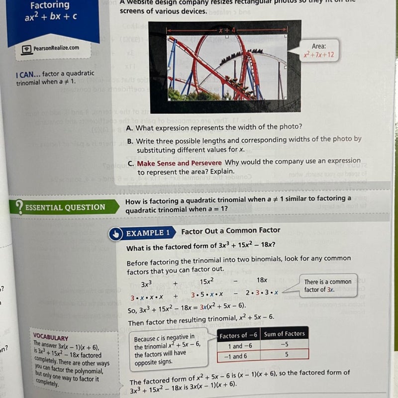 Envisionaga Integrated Mathematics II 2019 Student Edition