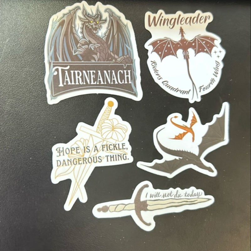 Fourth Wing Sticker Bundle