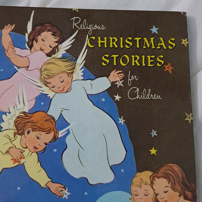 Religious Christmas Stories for Children vintage 1961 rare find good condition 