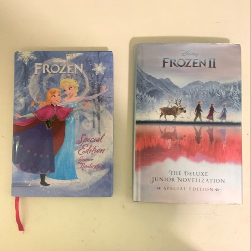 Frozen & Frozen II Deluxe Junior Novelizations 