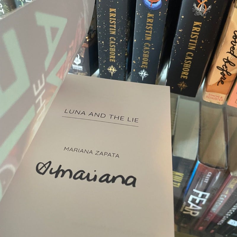 SIGNED Luna and the Lie by Mariana Zapata Fancy Edition 