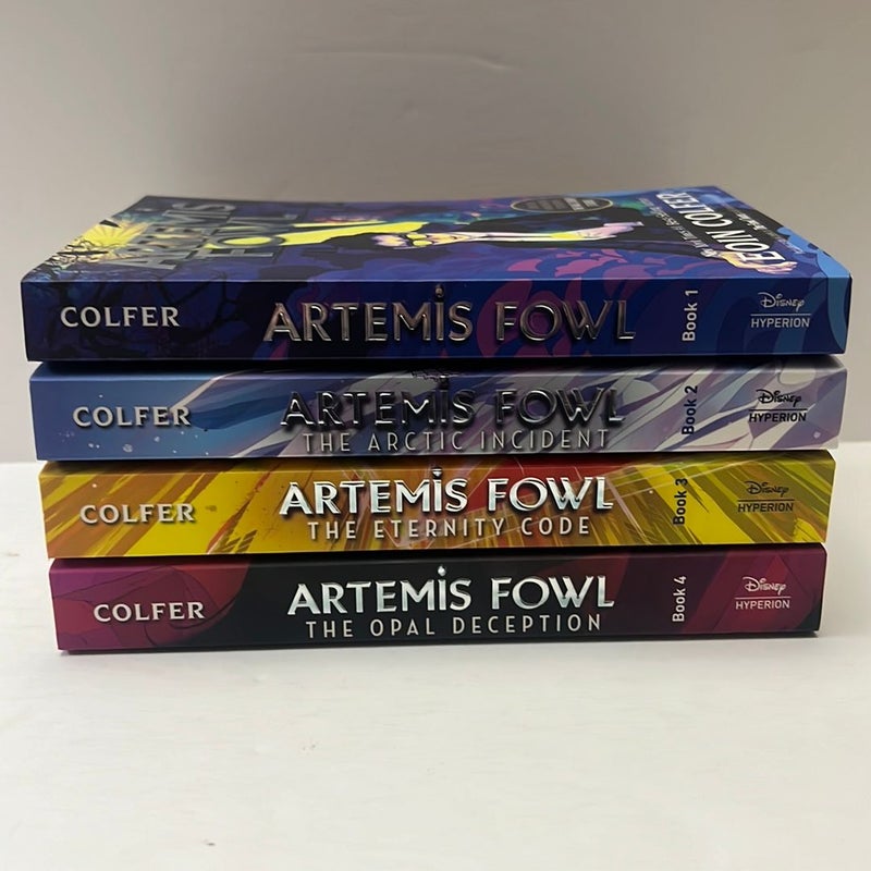 Artemis Fowl Series (Books 1-4): Artemis Foul, The Artic Incident, The Eternity Code,& The Opal Deception