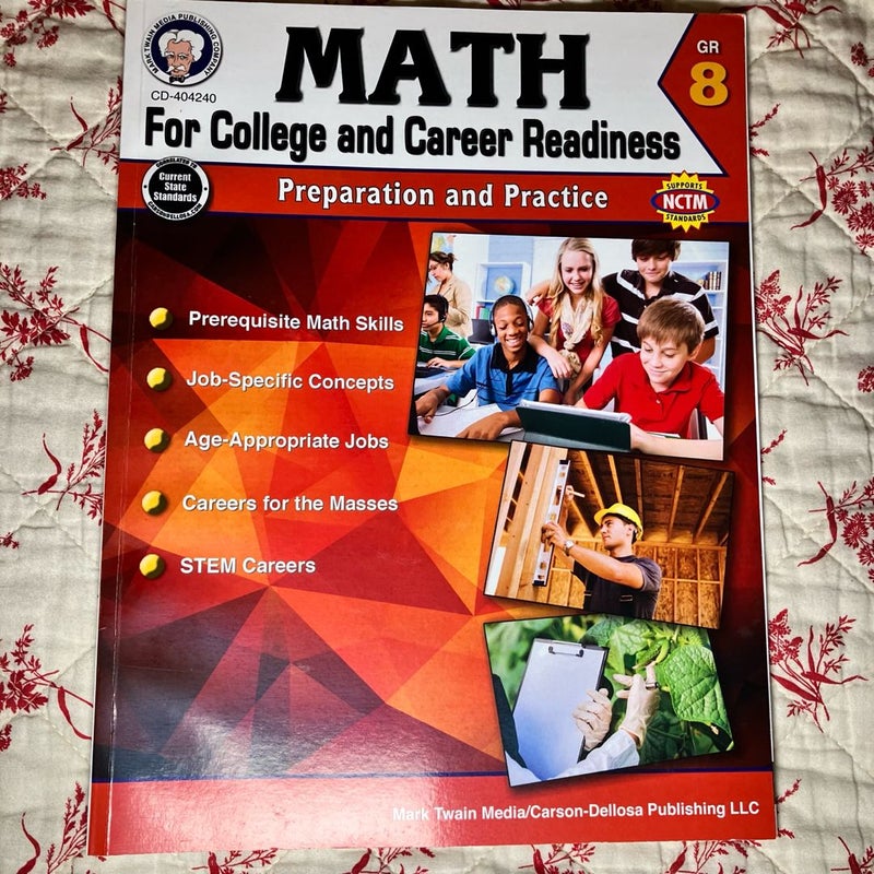 Math for College and Career Readiness, Grade 8