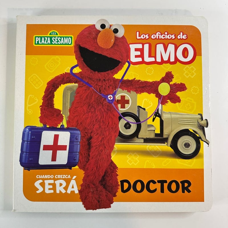 Spanish Plaza Sesamo Los oficios de Elmo Sera Doctor with Puzzles