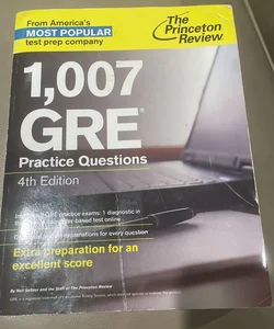 1,007 GRE Practice Questions, 4th Edition