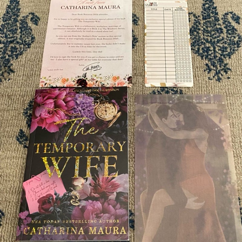 Signed - The Temporary Wife by Catharina Maura