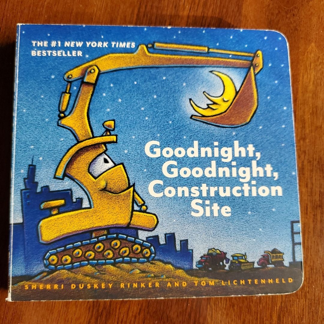 Goodnight, Goodnight Construction Site (Board Book for Toddlers, Children's Board Book)