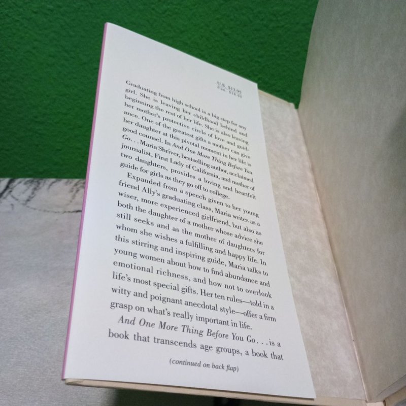 And One More Thing Before You Go...