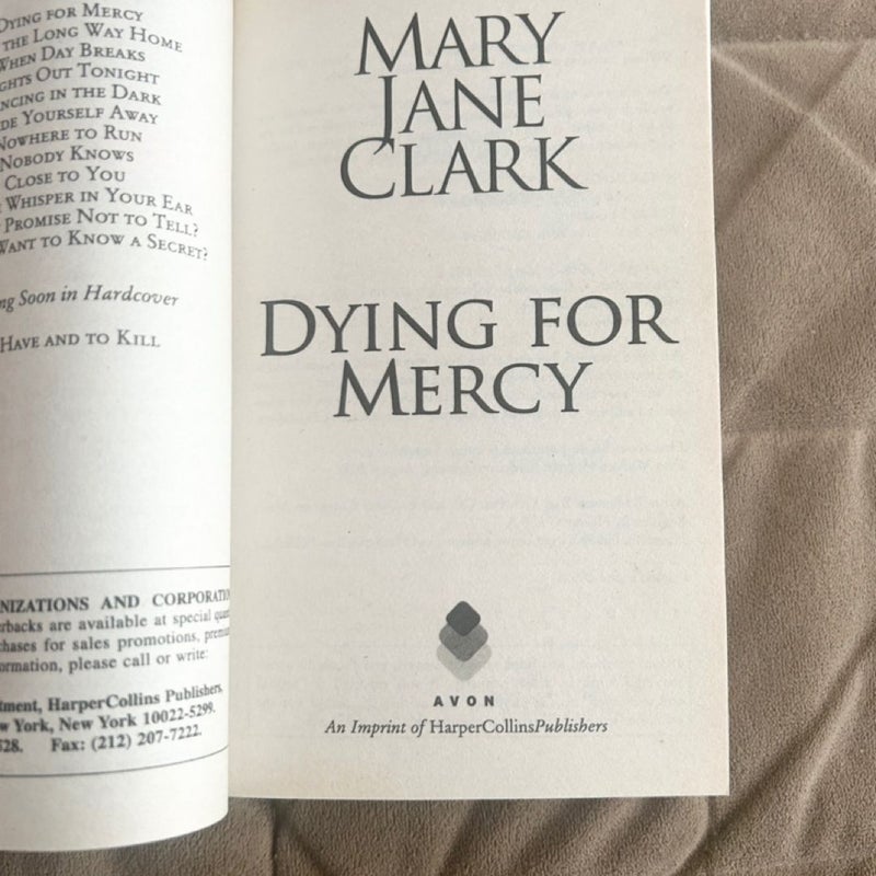 Dying for Mercy  3717