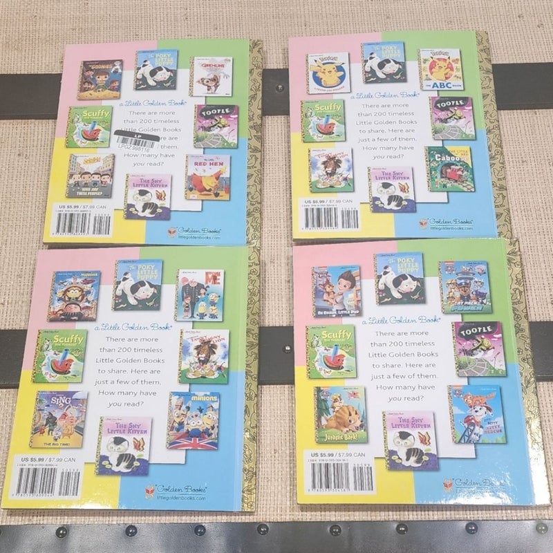 Lot of 4 Little Golden Kids Books 12