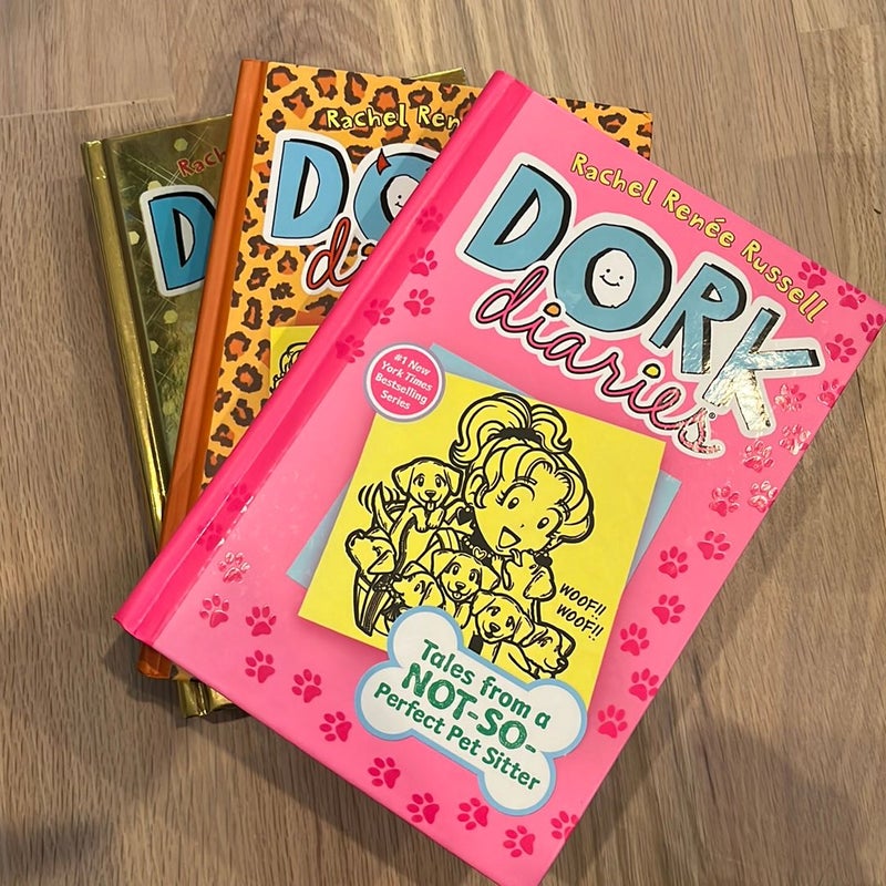 Dork Diaries books 7, 9, & 10