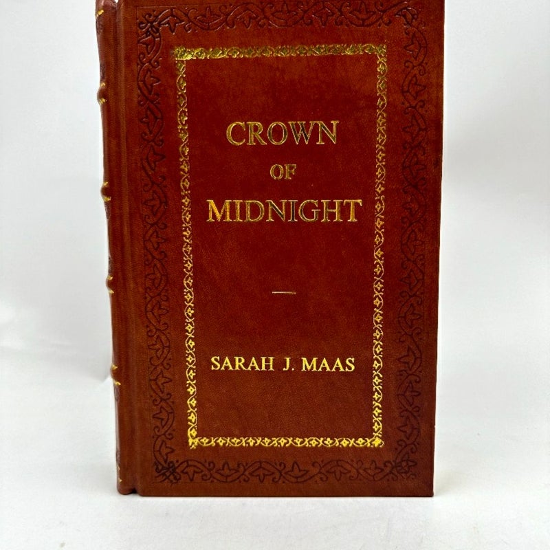 Crown of Midnight by Sarah J. Maas Leather-Bound