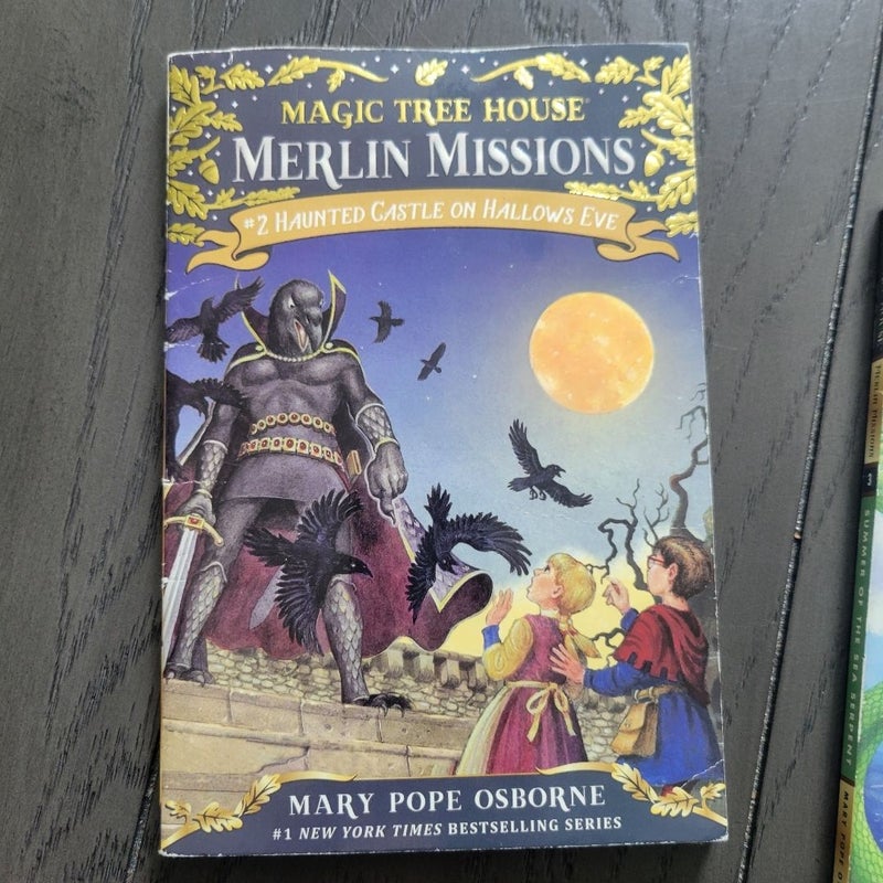 Magic tree house merlin missions books 1-3