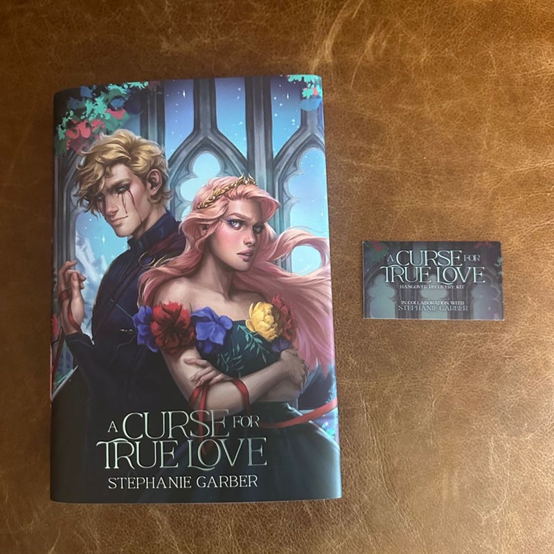 A curse for true love signed Barnes and noble edition with special dust jacket