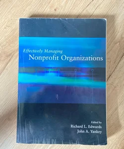 Effectively Managing Nonprofit Organizations 