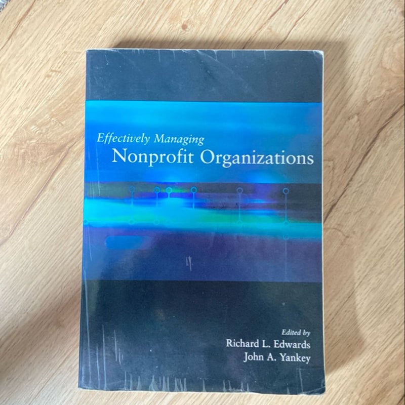 Effectively Managing Nonprofit Organizations 