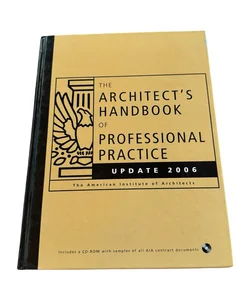 The Architect's Handbook of Professional Practice Book