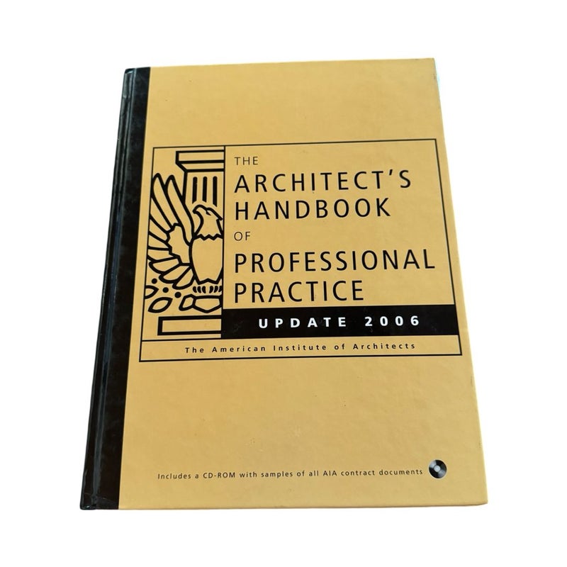The Architect's Handbook of Professional Practice Book