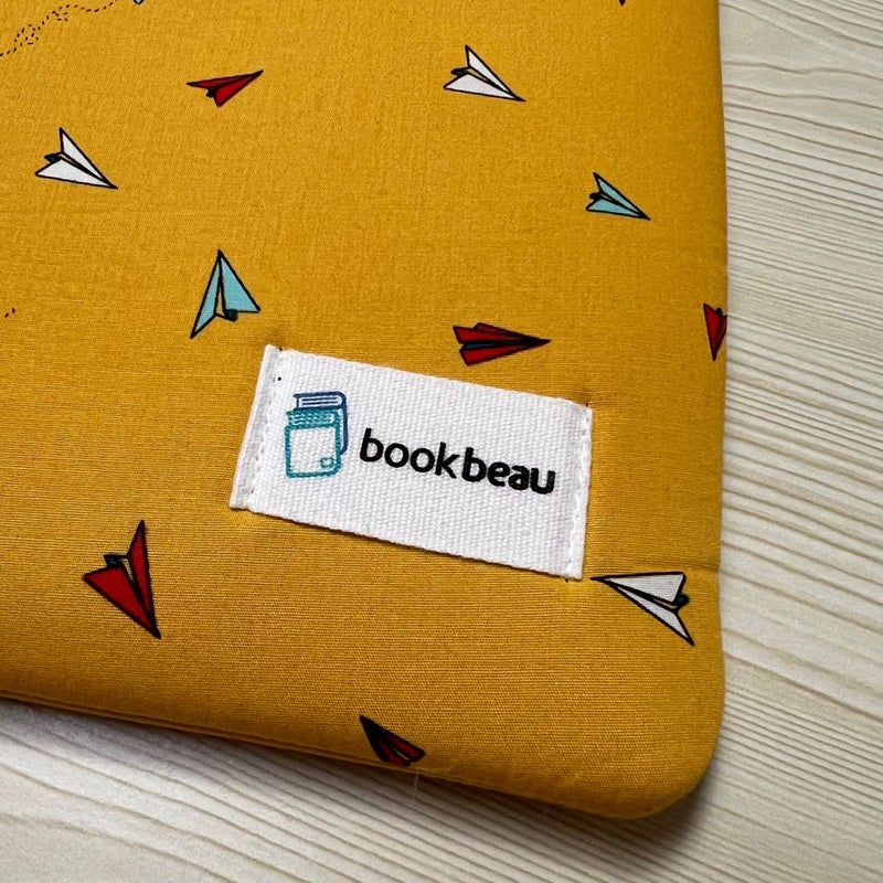 Book Beau Book Sleeve - Paper Airplanes