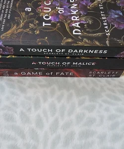 INDIE Scarlett St Clair Set of Books Novels Fantasy Romance Malice Darkness Game Fate